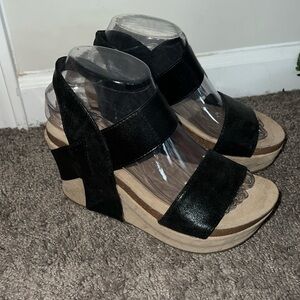 Nature Breeze Platform Sandal Wedge Size 7.5